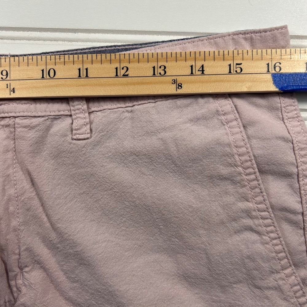 14th & Union Slim Fit Chino Shorts Mens 33 Light Pink Dusty Rose Blush - Picture 9 of 15